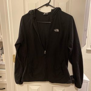 GUC The North Face Black fleece hooded full zip